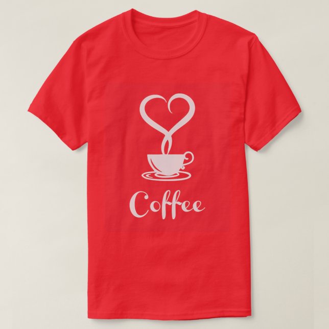 T-shirt J'adore le café (Design devant)