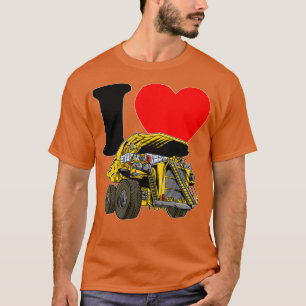 T-shirt j'adore le camion à benne