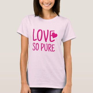 T-shirt J'adore le design de couple si pur