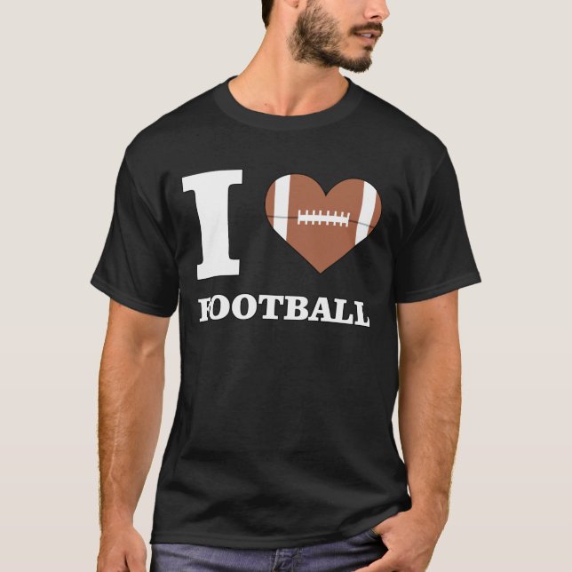 T-shirt J'adore le football  (Devant)