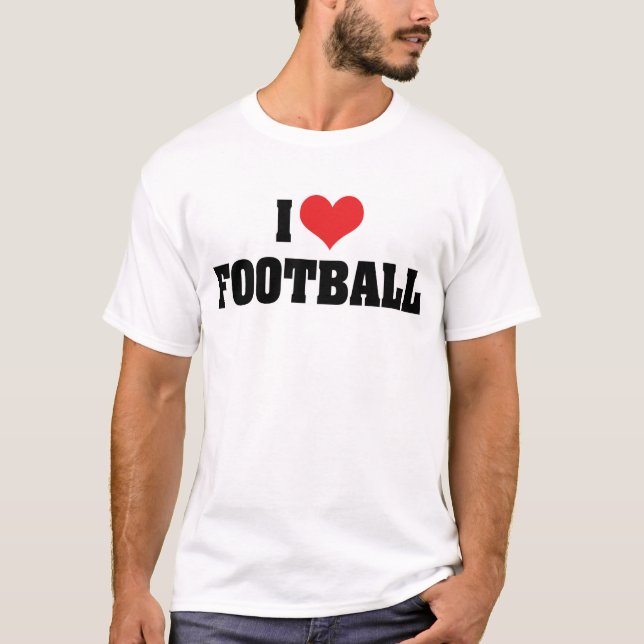 T-Shirt J'adore le Football (Devant)