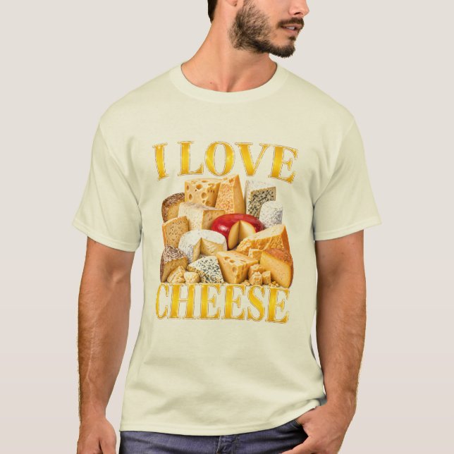 T-shirt J'adore le fromage (Devant)