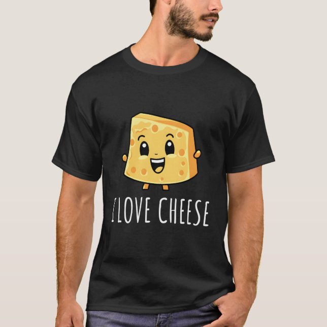 T-shirt J'adore le fromage (Devant)