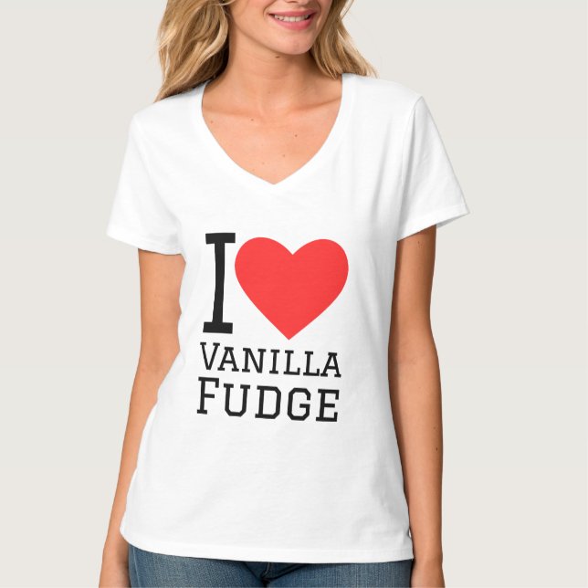 T-shirt J'adore le fusible à la vanille (Devant)