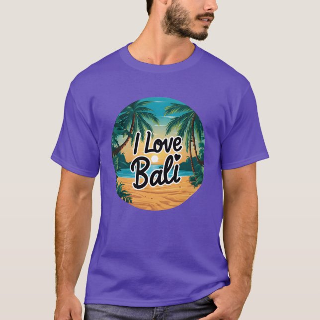 T-shirt j'adore le garçon de Bali (Devant)