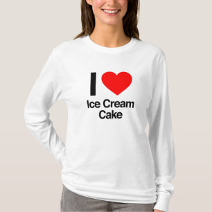 T-shirt j'adore le gâteau à la crème glacée