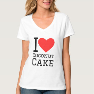 T-shirt J'adore le gâteau à la noix de coco