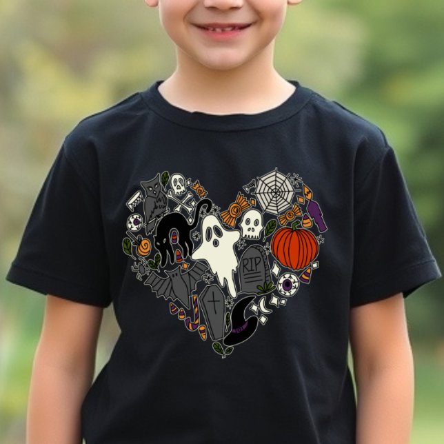 T-shirt J'adore le graphique de vacances d'Halloween pour  (Créateur téléchargé)
