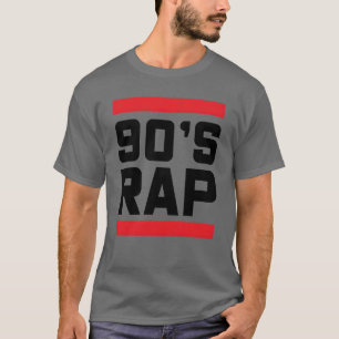 T-shirt J'adore le hip hop des années 90 Disco Rap Danse M