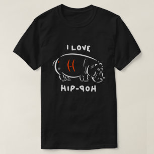 T-shirt J'adore le hip-hop (et les hippopotames) !