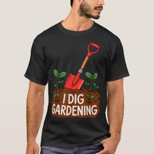 T-shirt J'adore le jardinage Pelle drôle amateurs de plant