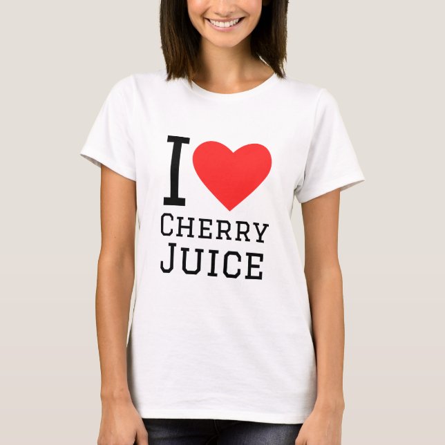 T-shirt J'adore le jus de cerise (Devant)