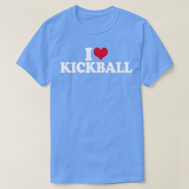 T-shirt J'adore le kickball (Design devant)