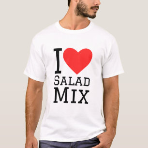 T-shirt J'adore le mélange salade