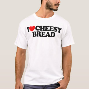 T-shirt J'adore le pain au fromage Aliments préférés Pain