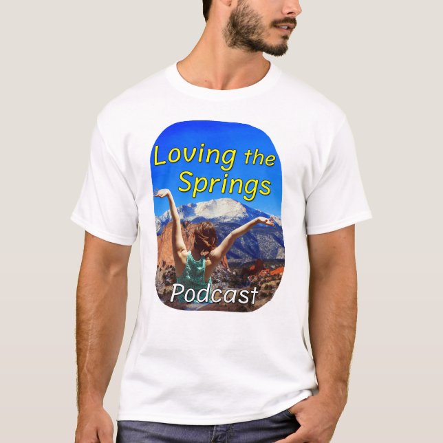 T-Shirt J'adore le Podcast Springs (Devant)