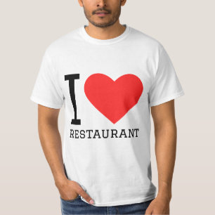 T-shirt J'adore le restaurant