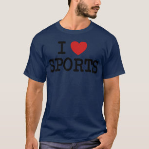 T-shirt J'adore le sport Fitness corps parfait amis