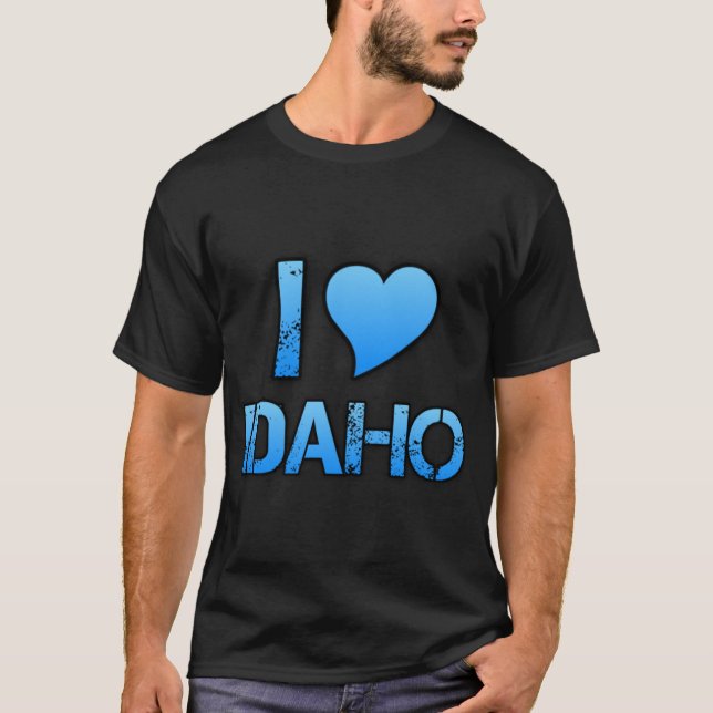 T-shirt J'adore le style de skate Idaho (Devant)