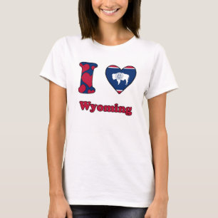 T-shirt J'adore le Wyoming