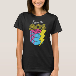 T-shirt J'ADORE LES 80S RETRO COLORFUL PARTY AMATEURS Prem