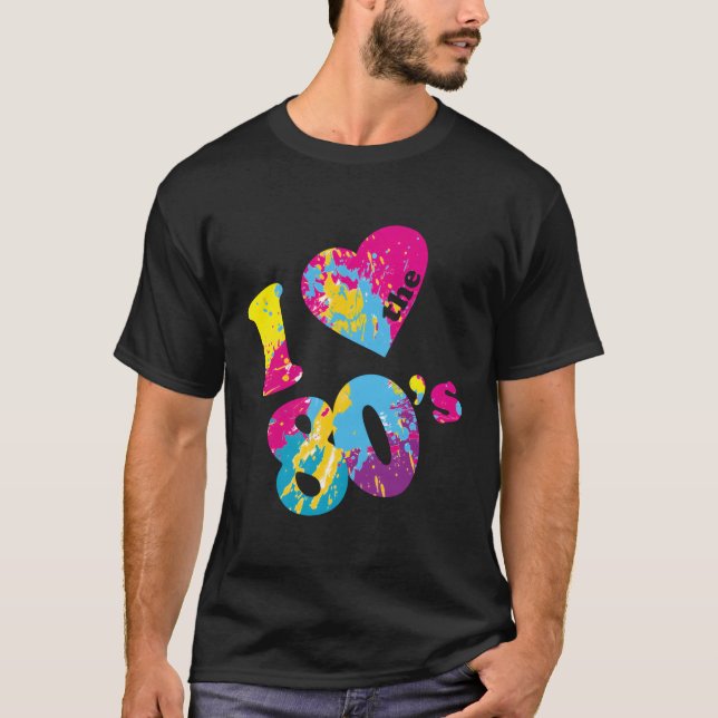 T-shirt J'adore les années 80 (Devant)