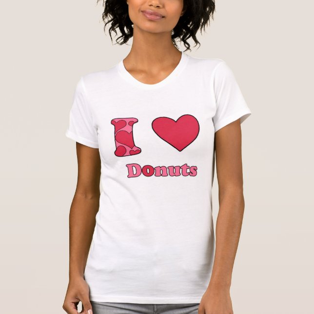 T-shirt J'adore les beignets (Devant)