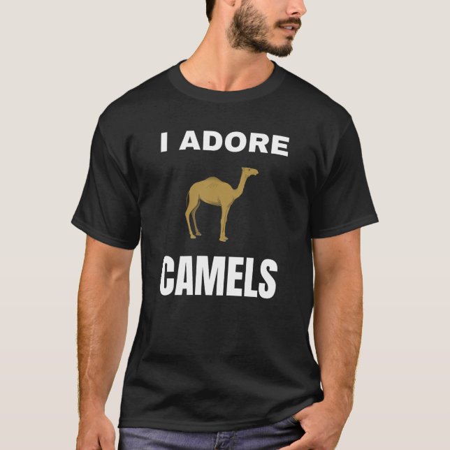 T-shirt J'adore les chameaux (Devant)