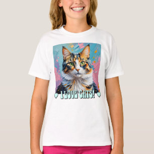 T-shirt J'adore les chats !