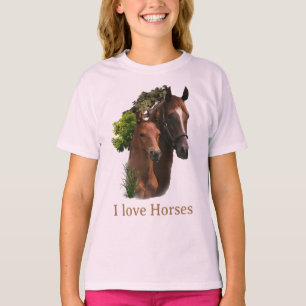 T-shirt J'adore les chevaux