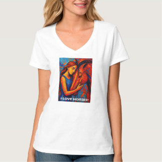 T-SHIRT J'ADORE LES CHEVAUX !