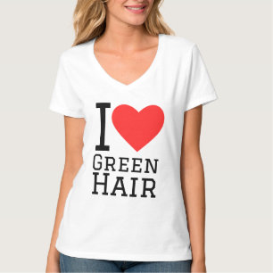 T-shirt J'adore les cheveux verts