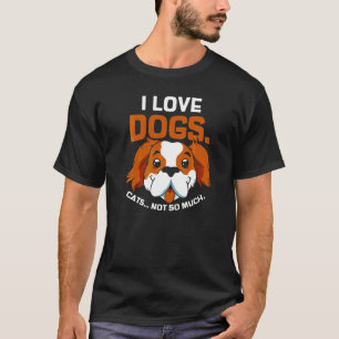 T-shirt J'adore les chiens, les chats pas tant que ça Anim