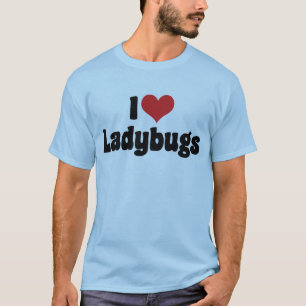T-shirt J'adore les coccinelles à coeur - Amoureux de cocc
