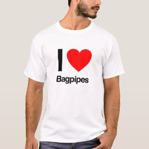 T-shirt j'adore les cornemuses