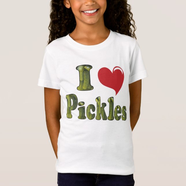 T-Shirt J'adore les cornichons (Devant)