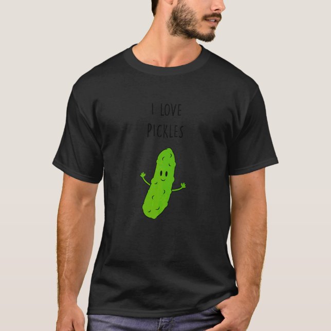 T-shirt J'adore les cornichons (Devant)