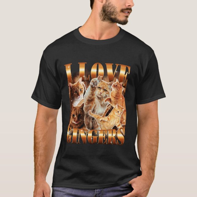 T-shirt J'adore les drôles de chats mignons mème kitten co (Devant)