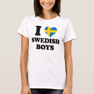 T-shirt J'adore les garçons suédois