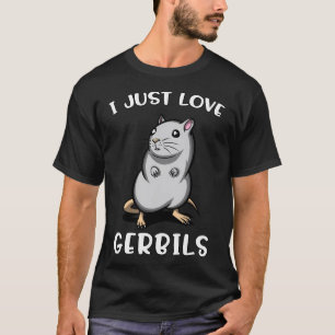 T-shirt J'adore les gerbilles