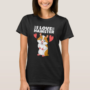 T-shirt J'adore les hamsters et c'est mignon pour les hams