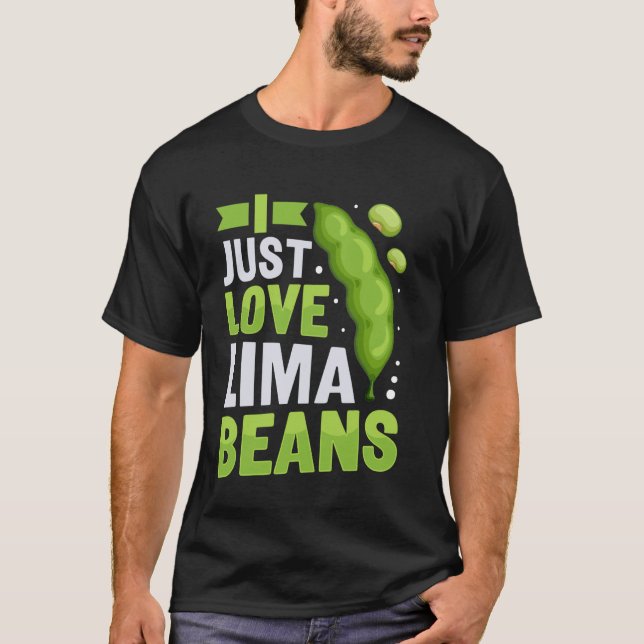 T-shirt J'adore les haricots de Lima (Devant)