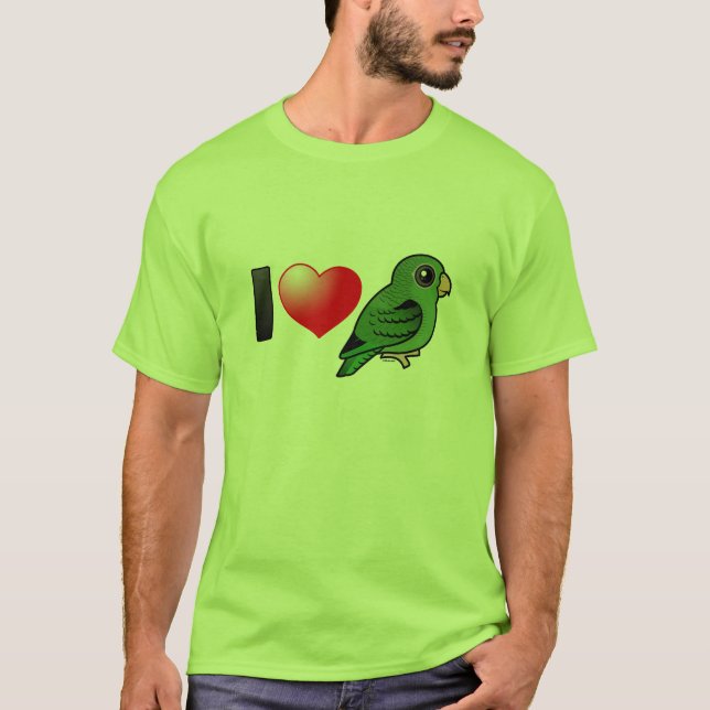 T-shirt J'adore les lignes vertes (Devant)