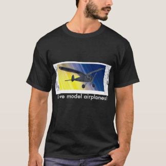 T-Shirt - J'adore les modèles d'avions !