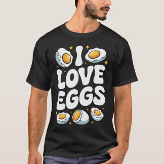 T-shirt J'adore les œufs Œuf