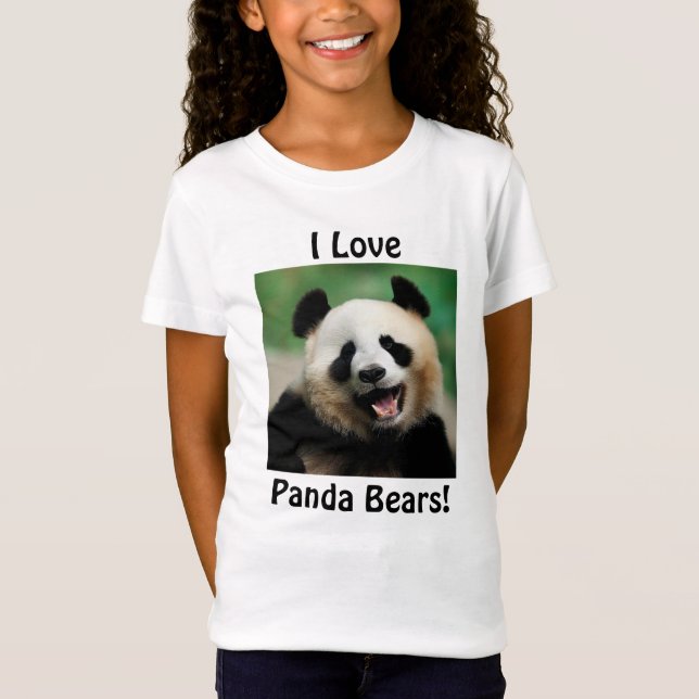 T-Shirt J'adore les pandas (Devant)