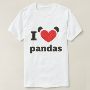 T-shirt J'adore les pandas