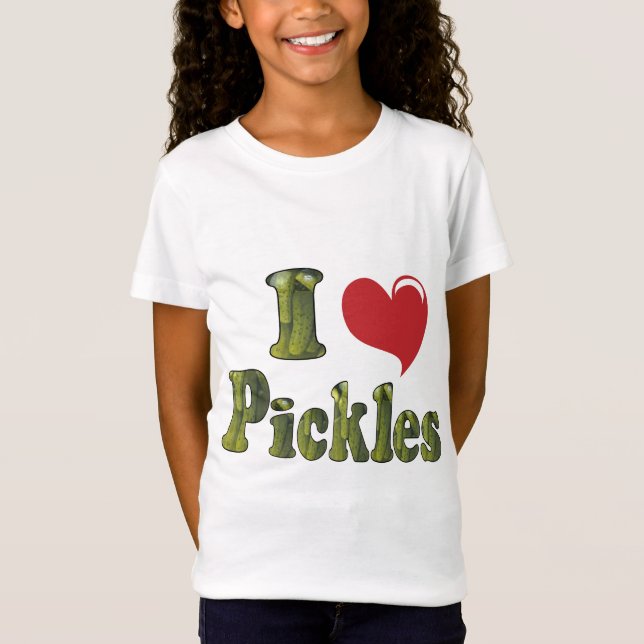 T-Shirt J'adore les pickles (Devant)