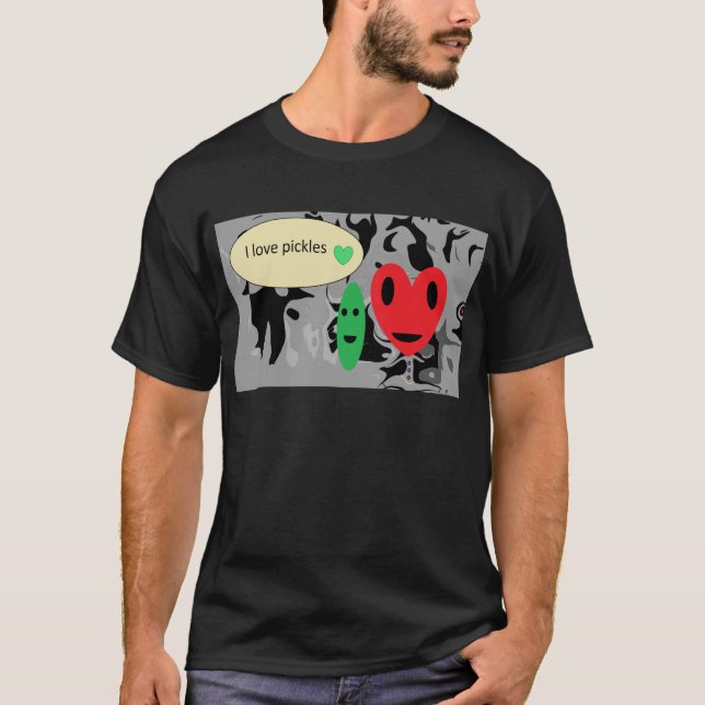 T-shirt J'adore les pickles (Devant)