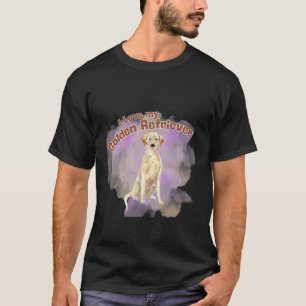 T-shirt J'adore les Retrievers dorés Coloré Splash Chien C